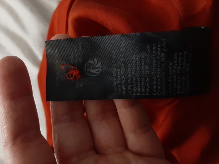 blouse orange ikks taille 36 - photo numéro 8