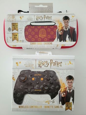 Lot manette + sacoche Nintendo Switch Harry Potter