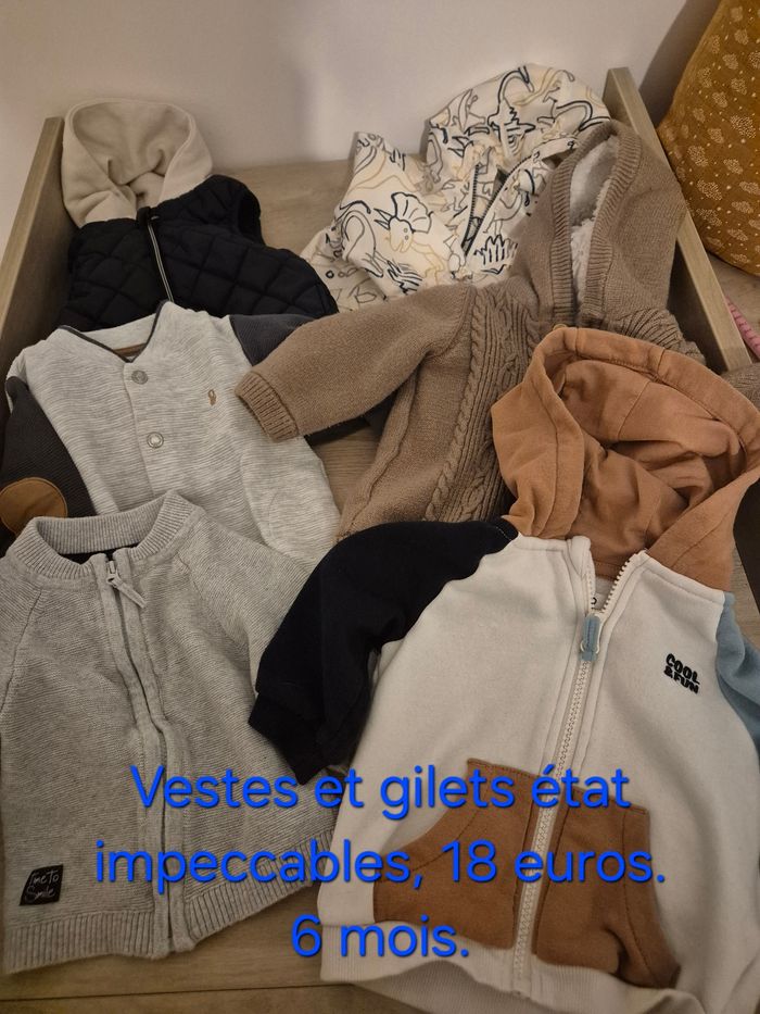 Vestes et gilets 6 mois