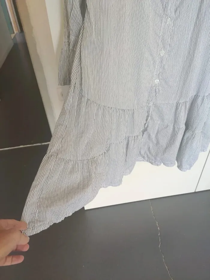 Defi Mode Robe tunique rayée S - photo numéro 8