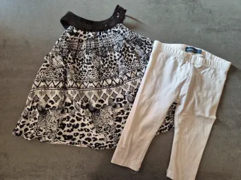 Ensemble Top + legging,  Fille 2 ans