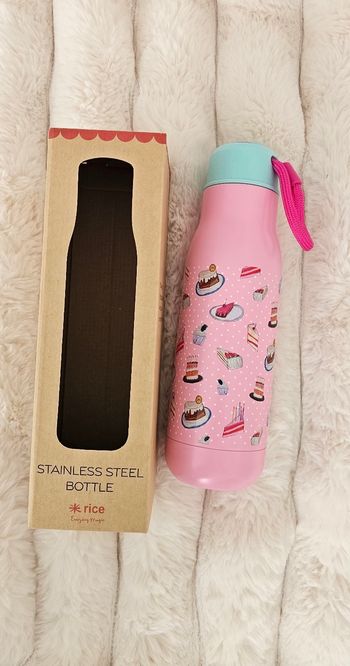 Magnifique gourde isotherme 500ml  cup cake Rice Neuve
