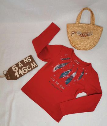 Tee-shirt  👸orchestra, manches  longues, 6ans