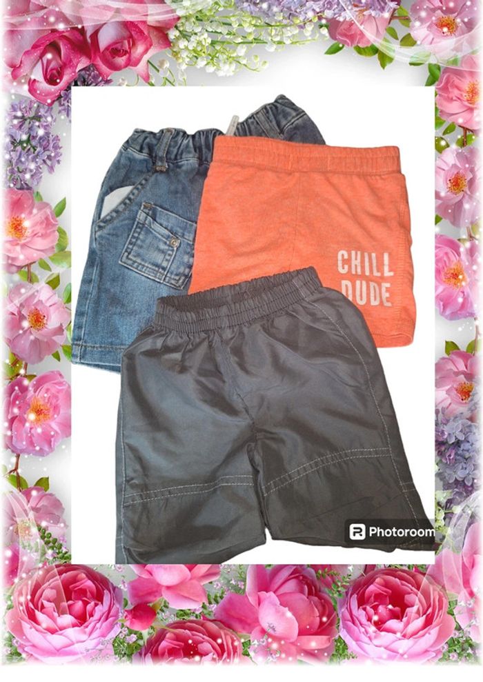 💫🌸 Lot de Short +Pantalon pour bébé garçon 🌸💫