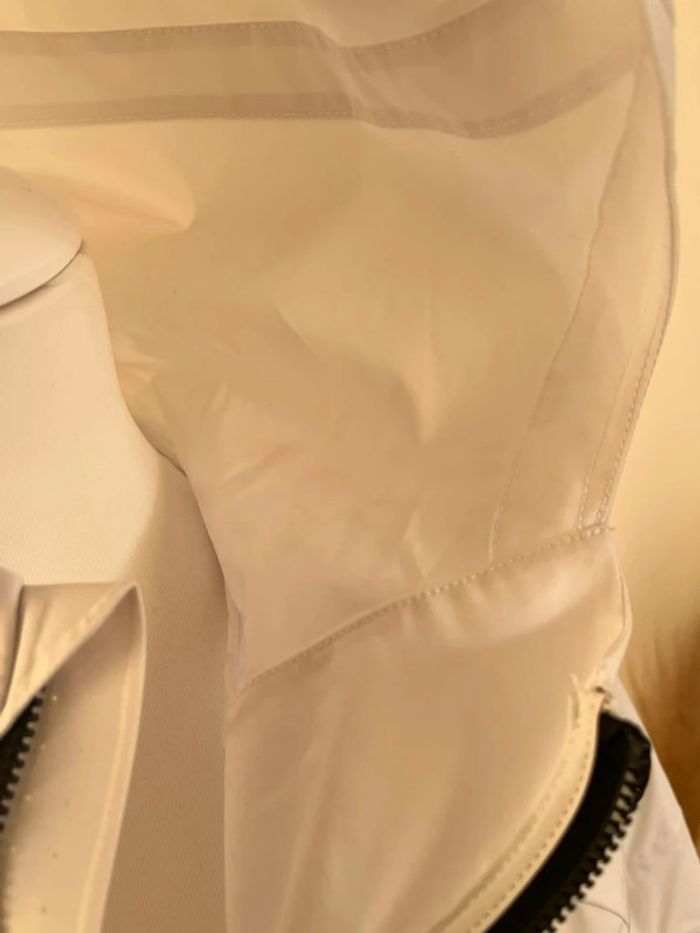 Veste coupe vent/imperméable blanc C.P Company - photo numéro 2