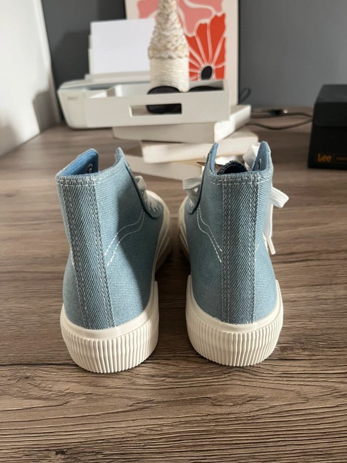 Baskets montantes Lee 37 – bleu jean clair neuves rentrée - photo numéro 2