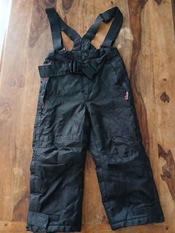 Pantalon salopette de ski taille 4 ans