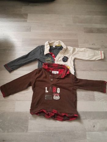 2 polos 18 mois garçon