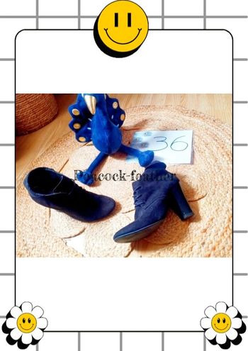 Bottines à talons noires 36