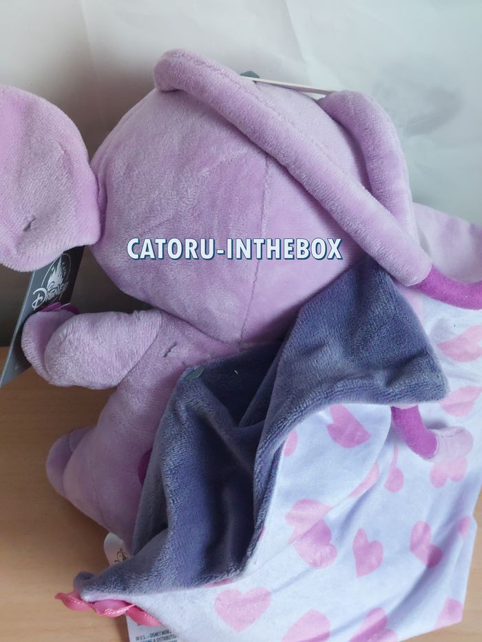 Doudou peluche avec couverture / Comforter Disney Store Lilo & Stitch : Angel - photo numéro 4