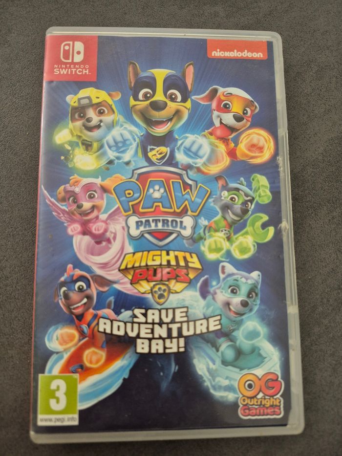 Jeu switch super patrouille