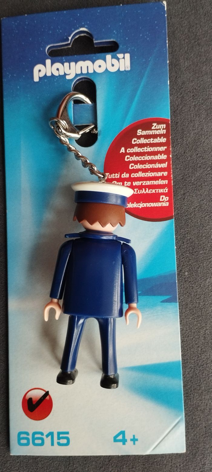 Porte clés Neuf Policier Playmobil 6615 - photo numéro 2