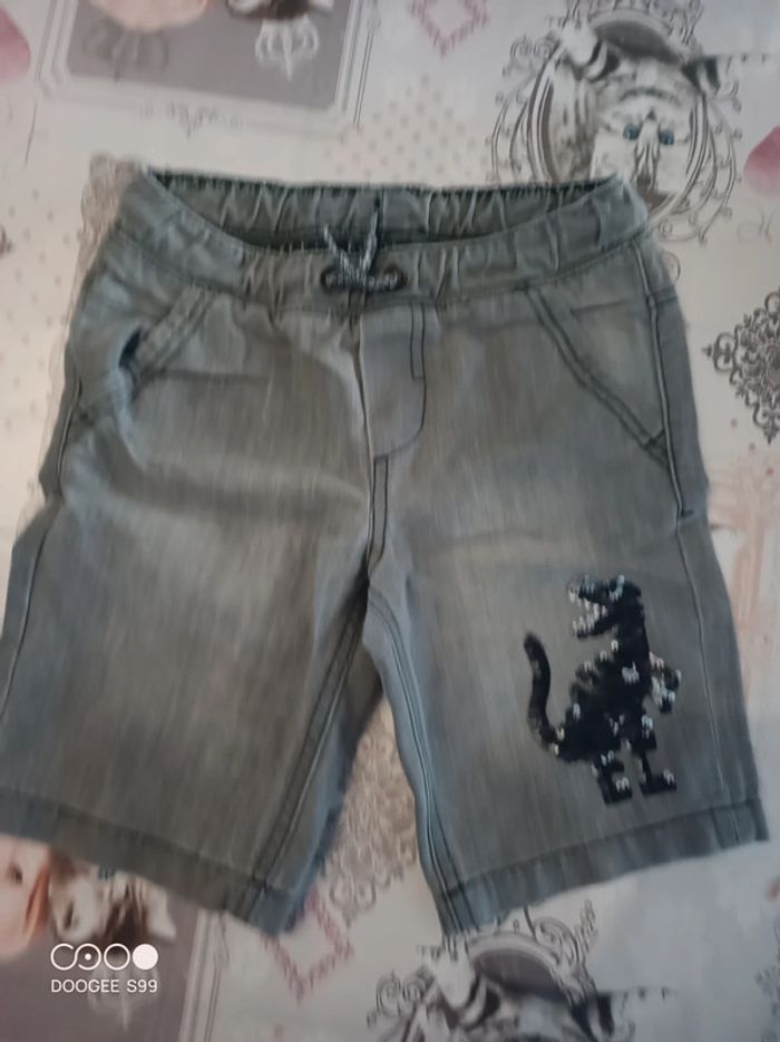 Short sequins réversibles petit garçon