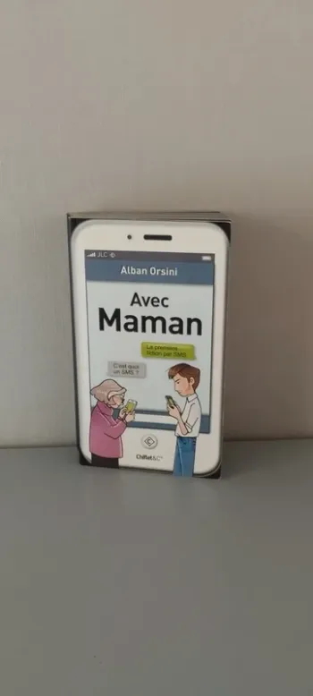 Avec maman. Alban Orsini.
