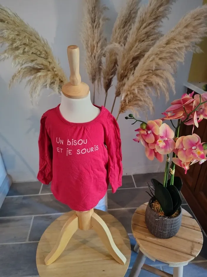 Lot de 18 Tee shirt ML fille 🎀 18 mois - photo numéro 5