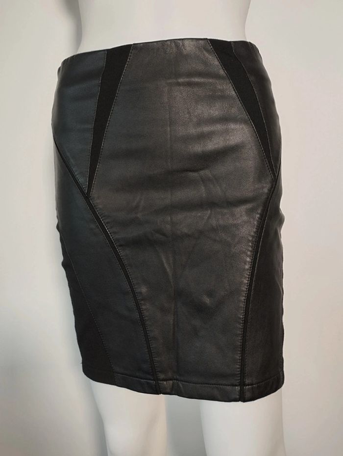 Jupe en similicuir Morgan taille 34