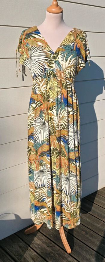 Robe feuilles de palmier Taille 40