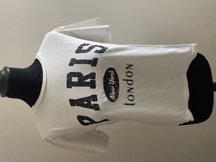 Tee-shirt blanc PARIS T36