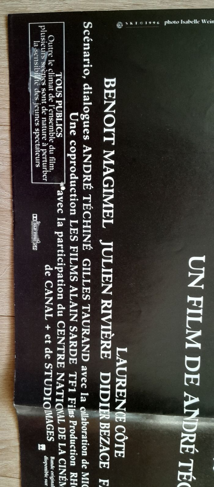 Affiche film cinéma Les voleurs de André Téchiné - photo numéro 2