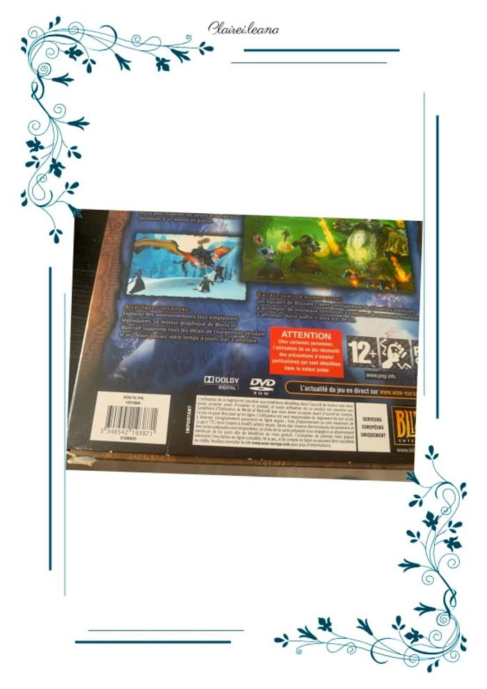 🛑 jeux dvd rom 🛑 World or Warcraft - photo numéro 2