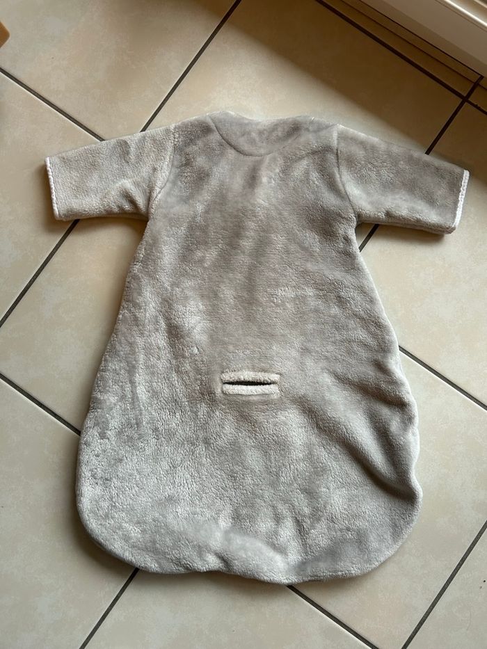 Gigoteuse avec manches velours 0-6 mois - photo numéro 2