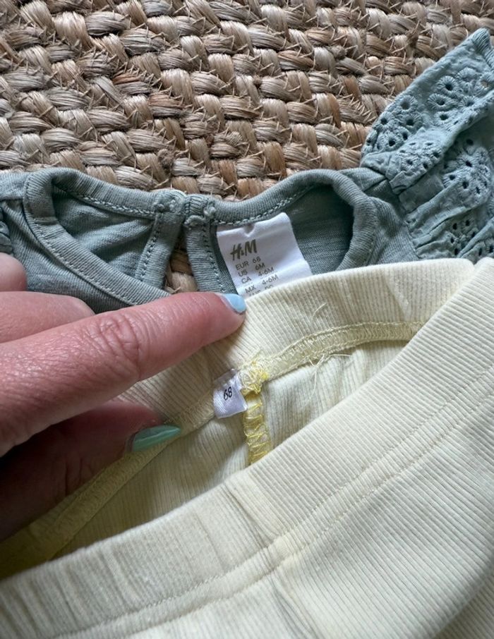 Ensemble été fille - taille 6 mois - photo numéro 2