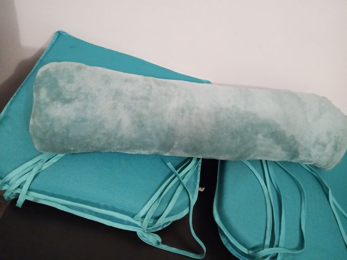 Lot de décoration salon vert d'eau turquoise - photo numéro 2