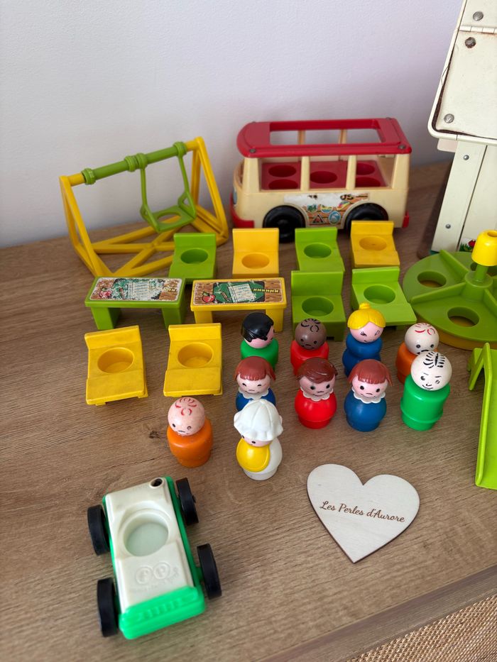 Gros lot vintage école figurines Fisher Price - photo numéro 2