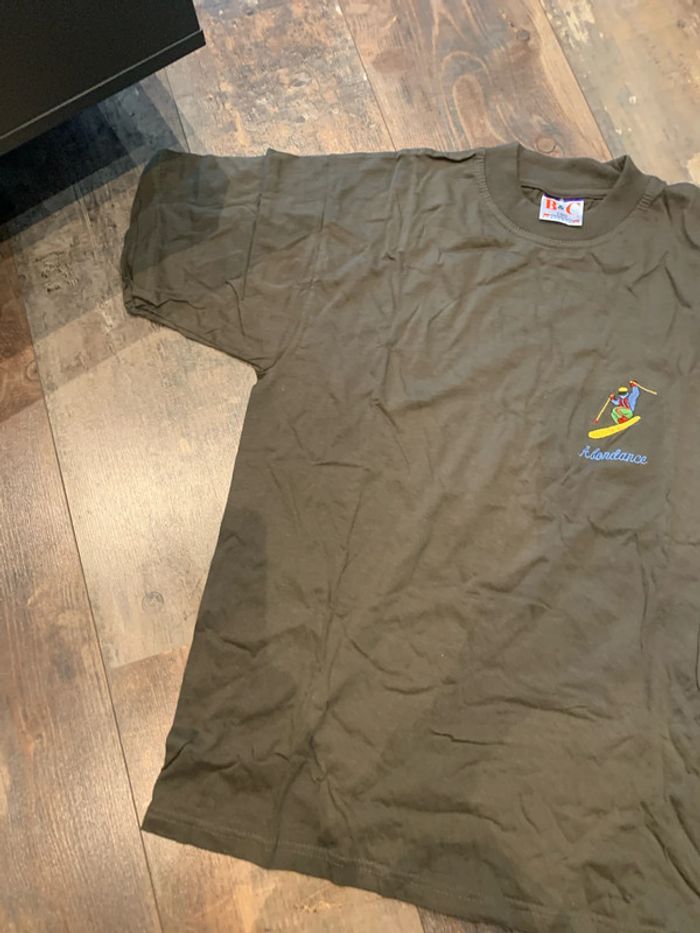 Tee shirt logo ski kaki - photo numéro 4