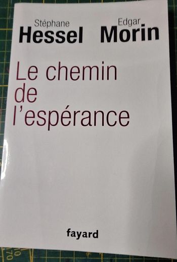 Livre "le chemin de l'espérance" en très bon état