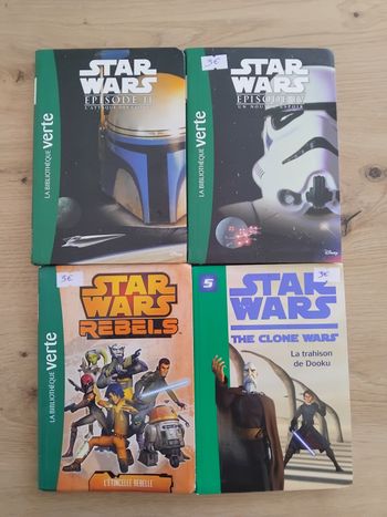 Bibliothèque verte  star wars