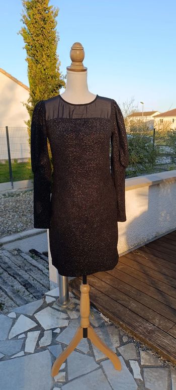 Robe Morgan taille 40 noire et dorée