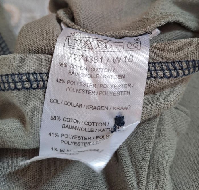 Lot 3 t-shirts manches longues, taille 6 mois (68 cm) - photo numéro 5