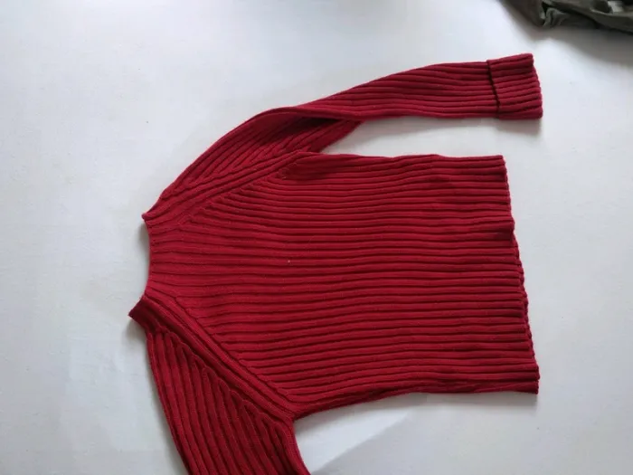 Pull Rouge Col Bateau - photo numéro 3