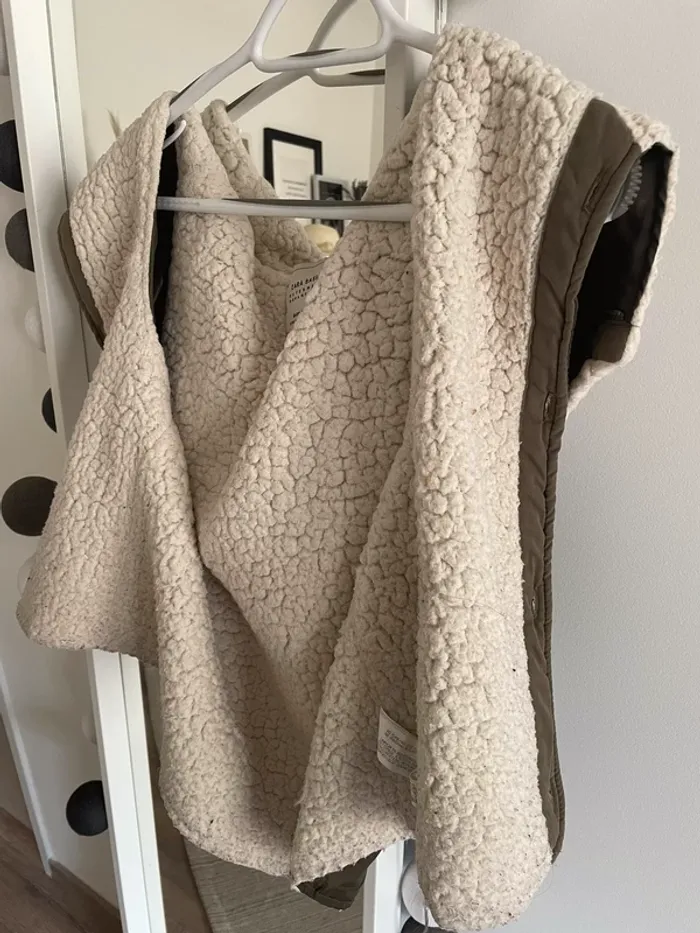 Veste manteau Kaki Zara - photo numéro 8