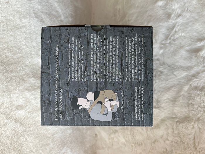 Porte bébé de marque CABOO - modèle dx go - couleur : bleu marine. Poids 6,5 à 20 kilos - photo numéro 8