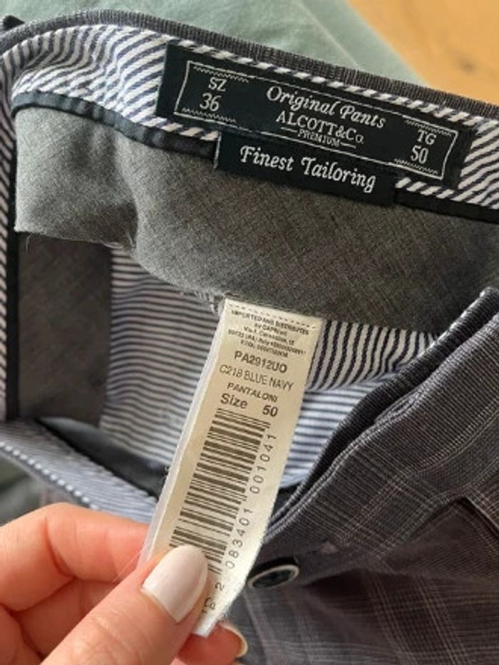 Pantalon chino de la marque Alcott Taille 50 italienne - photo numéro 3