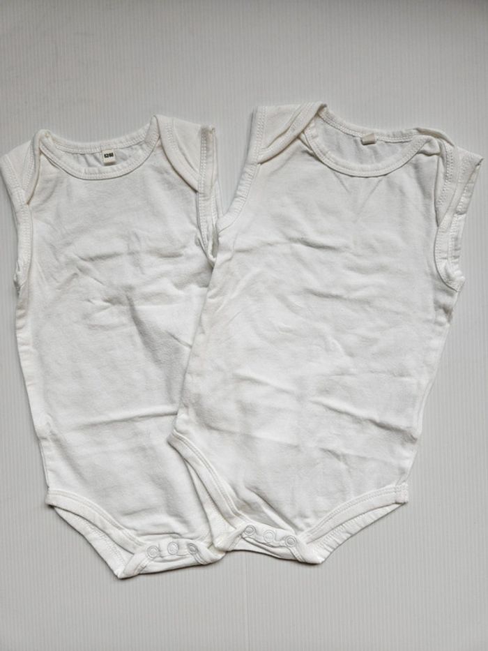 Lot de 2 bodies marcel