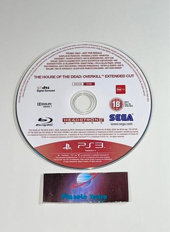 The House Of The Dead: Overkill Extended Cut - Jeu PS3 Promo Version PAL Sony