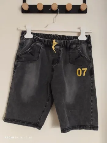 Short en jean souple taille 12 ans