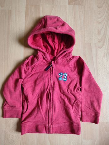 Sweat zippé à capuche Neuf Vertbaudet en 24M