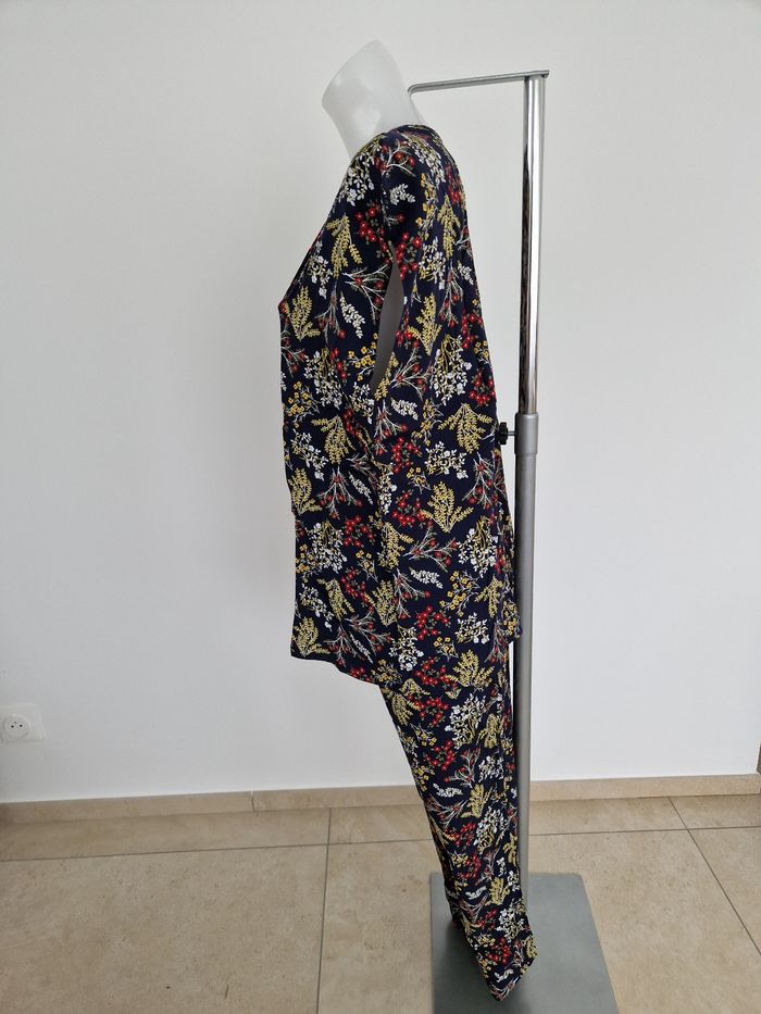 Ensemble bleu marine fleurie Balsamik - photo numéro 3