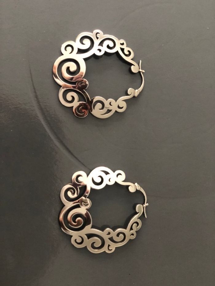 Bloucle d’oreilles acier