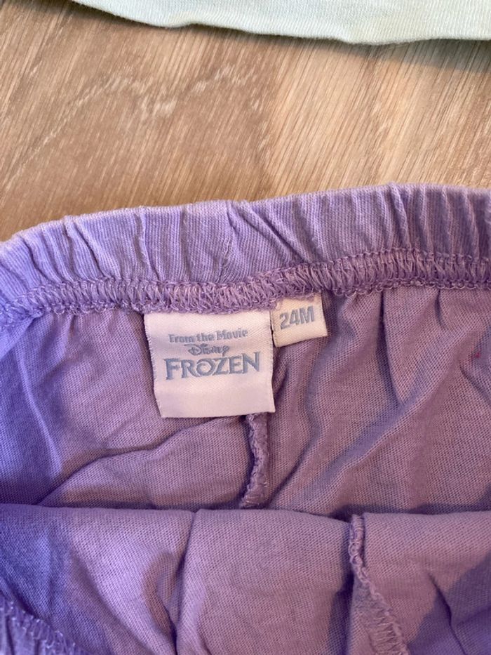Pyjama short la reine des neiges - photo numéro 3