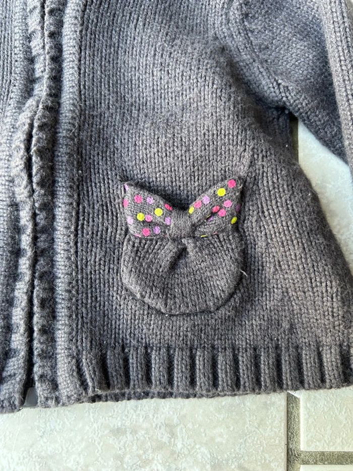 Gilet épais fille 9 mois - photo numéro 2