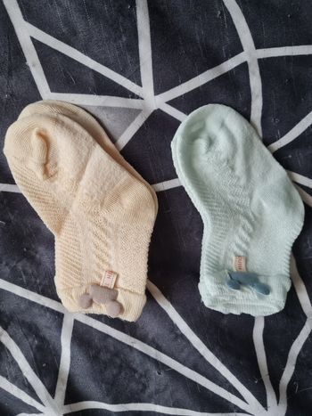 Lots de 2 paires de chaussettes bébé