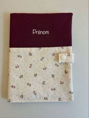 Protège carnet de santé personnalisé