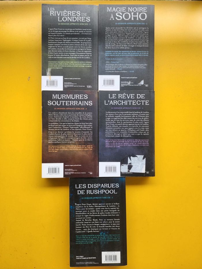 Tome 1 à 5 collections "le dernier apprenti sorcier" de Ben Aaronovitch - photo numéro 6