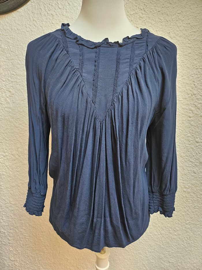 Blouse bleu taille S