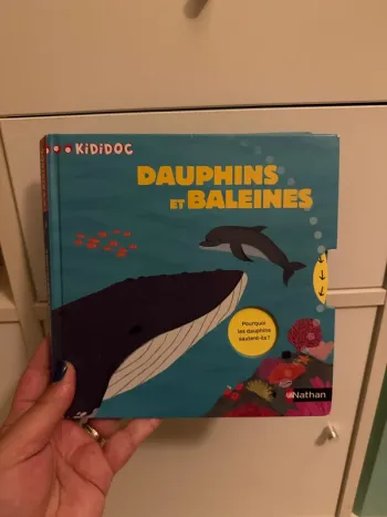 Kididoc livre sur les dauphins et baleines